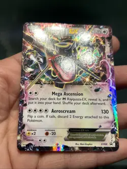 Pokemon TCG Rayquaza EX Promo 2016 Shiny Holo XY69 Basic Dragon XY- MP - Image 2