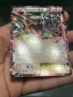 Pokemon TCG Rayquaza EX Promo 2016 Shiny Holo XY69 Basic Dragon XY- MP - Image 4