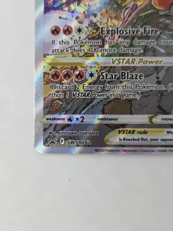 2022 Pokemon Sword & Shield Charizard VSTAR SWSH262 Promo - Image 4