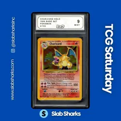 1999 POKEMON UNLIMITED #4/102 CHARIZARD RARE HOLO - Image 1