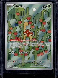 2025 Pokemon Mega Evolution Shuckle Illustration Rare #136/132 - Image 1
