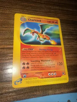 Pokemon TCG Charizard # 40/165 Non Holo Rare Expedition Nintendo eReader LP 2002 - Image 2