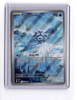 Pokemon TCG Cryogonal 111/086 Scarlet & Violet Black Bolt Illustration Rare NM - Image 1