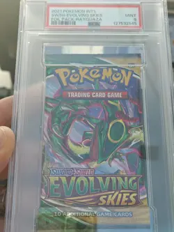 Evolving Skies Booster Pack PSA 9 3 Art Lot Umbreon Sylveon Rayquaza - Image 4