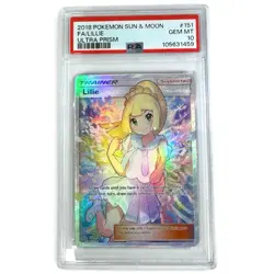 2018 Pokemon Sun & Moon Ultra Prism #151 FA Lillie PSA 10 GEM MINT - Image 3