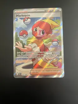 Harlequin 163/086 Sv: White Flare Ultra Rare Holo English Pokemon TCG - Image 1