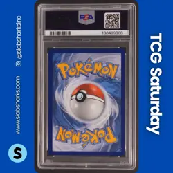 2021 POKEMON SM BLACK STAR PROMO #SM247 RESHIRAM & CHARIZARD GX TAG TEAM PSA 9 - Image 2