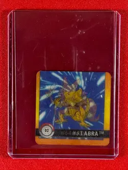 1999 ArtBox Pokemon Action Flipz Premier Edition Abra/ Kadabra #02 - Image 1