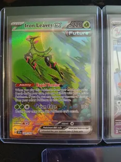 Pokemon TCG Iron Leaves Ex 203/162 & Porygon-z 214/182 - Image 2