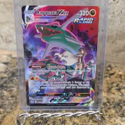 Pokemon Rayquaza VMAX TG20/TG30 Silver Tempest Ultra Rare Holo 320 HP English - Image 1