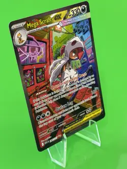 Pokemon Mega Scrafty ex Ascended Heroes Special Illustration Rare 285/217 NM!!! - Image 2