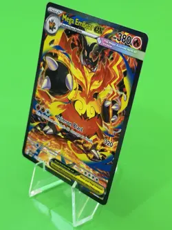 Pokemon Mega Emboar ex Ascended Heroes Special Illustration Rare 273/217 NM!!! - Image 3