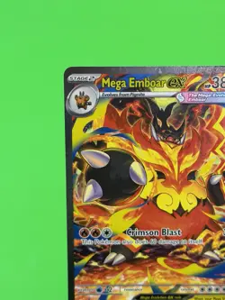 Pokemon Mega Emboar ex Ascended Heroes Special Illustration Rare 273/217 NM!!! - Image 4