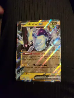 Pokemon"MISCUT☆MAJOR☆ERROR" MIRAIDON EX Scarlet & Violet081/198 DOUBLE RARE,MINT - Image 1