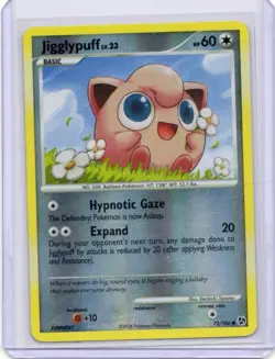2008 Pokemon Great Encounters Jigglypuff Reverse Holo 72/106 - Image 1
