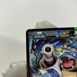 Pokemon TCG Blastoise EX XY122 Full Art Holo Black Star Promo ExcellentCondition - Image 3