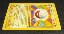 Electrode 25/130 Non Holo Rare Base Set 2 Vintage 1999 Pokemon TCG LP - Image 3