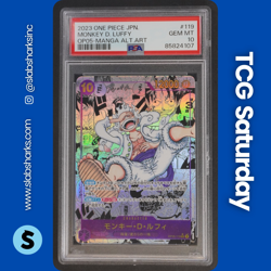 2023 ONE PIECE AWAKENING OF THE NEW ERA (JP) MONKEY D. LUFFY MANGA RARE PSA 10 - Image 1