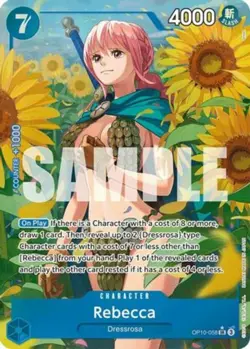 One Piece Rebecca (Parallel) - OP10-058 - SR - Foil, Near Mint Royal Blood - Image 1