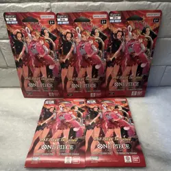 Bandai Namco One Piece Heroines Extra Booster EB-03 English Packs 5 Packs Total - Image 1