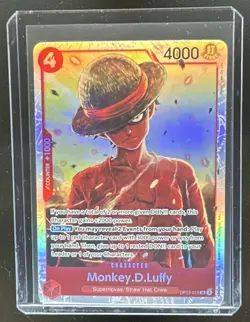 2025 One Piece Legacy of the Master Monkey.D.Luffy Super Rare #OP12-015 - Image 1