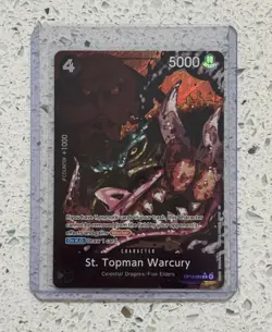 One piece St. Topman Warcury (089) (Alternate Art) Carrying On His Will OP13 - Image 1