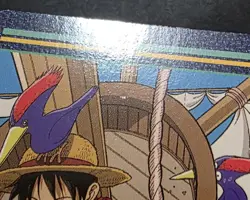 Luffy Zoro Nami One Piece Visual Adventure #50 Bandai Carddass Japanese 2001 - Image 3