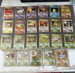 Vintage Japanese Pokemon Card Lot WOTC Gym Heroes Challenge - Image 1