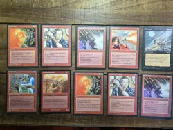 10 -Rare - Red- Ice Age - From Card collection - Magic the Gathering - Image 1