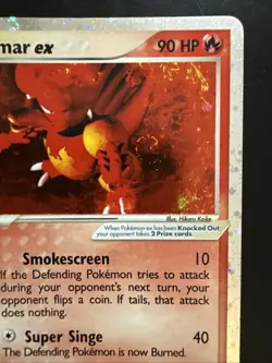 Pokemon TCG Magmar EX Ruby and Sapphire Holo Ultra Rare Card 100/109 - Image 3