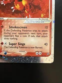 Pokemon TCG Magmar EX Ruby and Sapphire Holo Ultra Rare Card 100/109 - Image 4