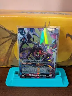 Bandai Digimon CCG Millenniummon BT2-083 Mega 14000 DP Holo Card English - Image 1