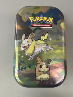 Pokemon TCG Mini Tin Yamper Morpeko Storage Box Metal Case Collectible Card Game - Image 1