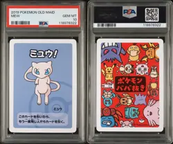 PSA 10 Mew Old Maid Pokemon Center Card Babanuki Game Japanese Nintendo 2019 - Image 3
