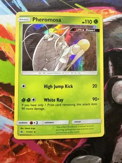 Pheromosa 11/131 Forbidden Light Holo Rare Sun & Moon S&M Pokemon TCG Card NM - Image 3