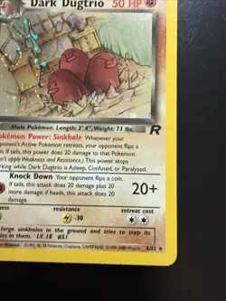 DARK DUGTRIO Pokemon Card - WOTC - 1st Edition - Team Rocket - 6/82 - Image 4