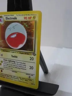 Electrode 1st Edition Holo Rare Jungle 2/64 Pokemon TCG Card- MP Condition - Image 3