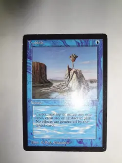 MTG MAGIC THE GATHERING CARD ORIGINAL BETA BLUE TWIDDLE INSTANT x1 VINTAGE VTG - Image 5