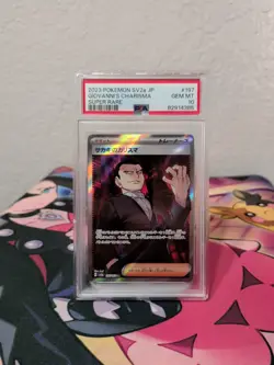Giovanni's Charisma 197/165 Sv2a: Pokemon Card 151 Holo (Japanese) PSA 10 - Image 1