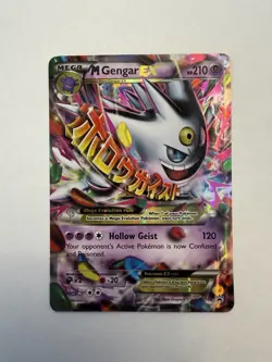 Pokemon TCG Mega Gengar EX Foil Promo XY166 210 HP Psychic Card Stock Card - Image 1