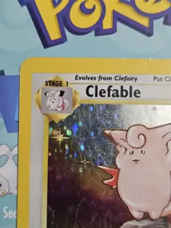 Pokemon TCG Clefable 01/64 1st Edition Jungle Holo Card - Image 3