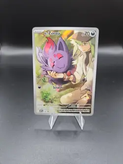 Pokemon Card - N's Zorua Scarlet & Violet Promo 189 Holo Illustration Rare - Image 3