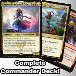 MTG Commander EDH Deck Narset, Enlightened Exile 100 Magic Cards Custom Deck - Image 1