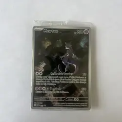 Pokemon 151 Mewtwo 052 Scarlet & Violet UPC Black Star Promo Card Holo Sealed - Image 1