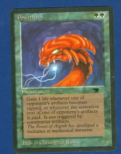 POWERLEACH uncommon 1994 ANTIQUITIES Magic the Gathering Unplayed - Image 1