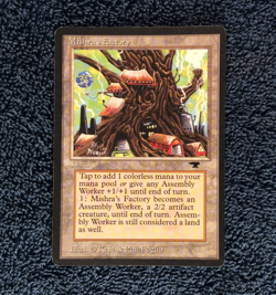MISHRA'S FACTORY (Spring) uncommon 1994 ANTIQUITIES MTG Unplayed - Image 3