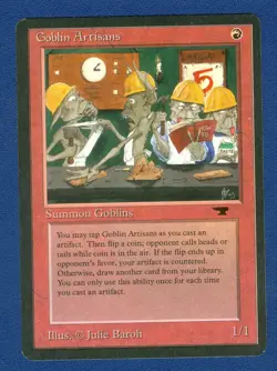 GOBLIN ARTISANS uncommon 1994 ANTIQUITIES Magic the Gathering Unplayed - Image 1