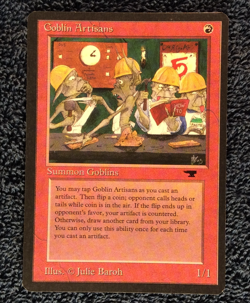 GOBLIN ARTISANS uncommon 1994 ANTIQUITIES Magic the Gathering Unplayed - Image 3