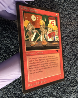 GOBLIN ARTISANS uncommon 1994 ANTIQUITIES Magic the Gathering Unplayed - Image 5