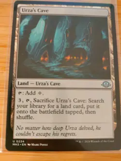 MTG Urza's Cave 0234 Modern Horizons 3 M/NM Free UK P&P - Image 1